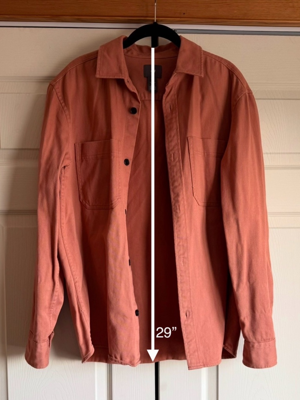 H&M Orange Button-Up - Picture 2 of 7